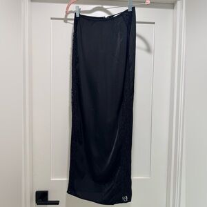 meshki black lace skirt